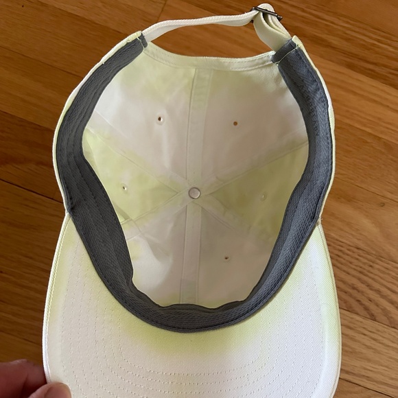 Adidas Color Wash Cap Hat Lime Green White Gray Womens - Picture 8 of 11